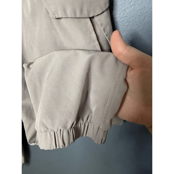 90 Degrees Cargo Joggers Women's Size Medium Lightweight Grey Easy On Cozy - Picture 4 of 11